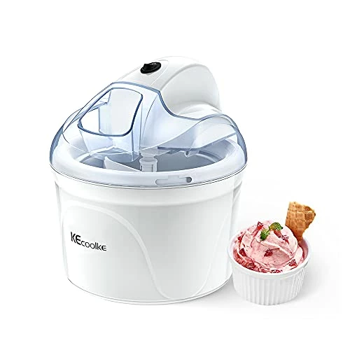 Deals 💯 KECOOLKE Ice Cream Maker, Teacher Appreciation Gifts Electric Ice Cream Machine Soft Serve Homemade 1.5 Quart Frozen Yogurt, Sorbet,gelato ⌛