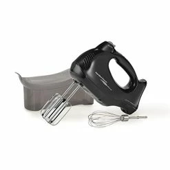 Best Pirce 🎁 Hamilton Beach 6-Speed Electric Hand Mixer With Snap-On Case, Beaters, Whisk, Black (62692) 🧨