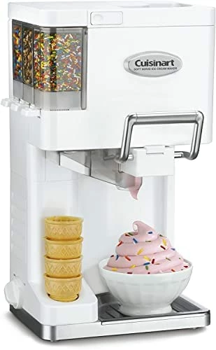 Discount 🧨 Cuisinart ICE-45P1 Mix-it-in 1.5-Quart Soft Serve Ice Cream Maker, Make Professional Quality Ice Cream, Yogurt, Sorbet And Sherbet From Home, White ❤️ - Image 7