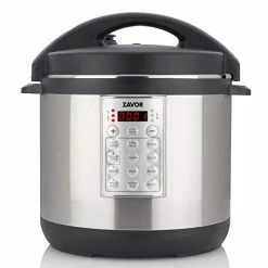 Coupon 👍 Zavor Select 6 Quart Electric Pressure Cooker And Rice Cooker With Non-stick Inner Cooking Pot And Brushed Stainless Steel Finish (ZSESE01) 🌟