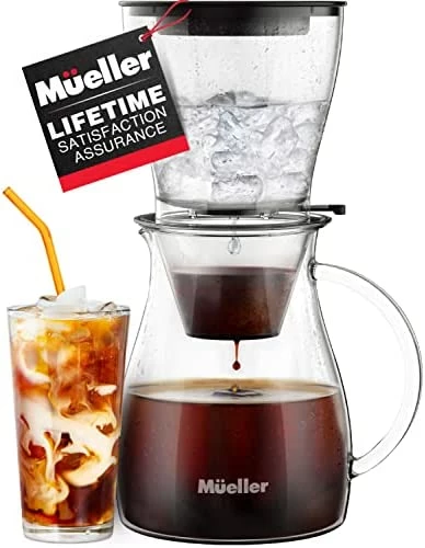 Wholesale π MUELLER HOME Mueller Cold Brew Coffee Maker, 2-Quart Heavy-Duty Tritan Pitcher, Iced Coffee Maker And Tea Brewer With Easy To Clean Reusable Mesh Filter π - Image 5