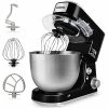 Cheap 🔔 Stand Mixer, CUSIMAX Dough Mixer Tilt-Head Electric Mixer With 5-Quart Stainless Steel Bowl, Dough Hook, Mixing Beater And Whisk, Splash Guard Yellow ⌛