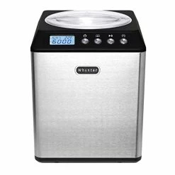 Flash Sale 😉 Whynter ICM-201SB Upright Automatic Ice Cream Maker 2 Quart Capacity Built-in Compressor, No Pre-Freezing, LCD Digital Display, Timer, Stainless Steel Mixing Bowl, 2.1 🥰