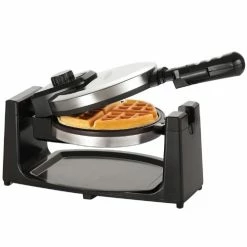 Promo โจ BELLA Classic Rotating Non-Stick Belgian Waffle Maker, Perfect 1" Thick Waffles, PFOA Free Non Stick ๐งฅ Coating & Removeable Drip Tray For Easy Clean Up, Browning Control, Stainless Steel ๐