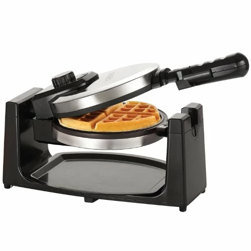 Promo โจ BELLA Classic Rotating Non-Stick Belgian Waffle Maker, Perfect 1" Thick Waffles, PFOA Free Non Stick ๐งฅ Coating & Removeable Drip Tray For Easy Clean Up, Browning Control, Stainless Steel ๐