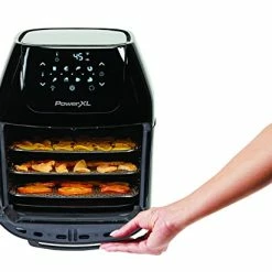 Deals 🎉 PowerXL Air Fryer Oven 10 Quart Hot Air Fryer, Rotisserie And Food Dehydrator 😉