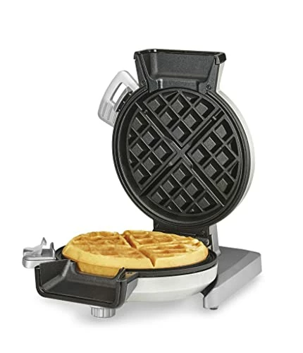 Best deal ๐ Mini Belgian Waffle Maker By Cuisinart, Vertical Mini Waffle Iron, Silve ๐ - Image 3