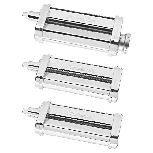 Deals 😀 KitchenAid 3-Piece Pasta Roller & Cutter Set Attachment, Silver 😀 - Image 3