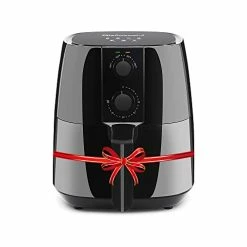 Deals 🔥 Elite Gourmet EAF4617 Electric Hot Air Fryer, 1350 Watts, Oil-Less Healthy Cooker, Timer & Temperature Controls, PFOA/PTFE Free, Includes Recipes, 4 Quart, Black 🧨