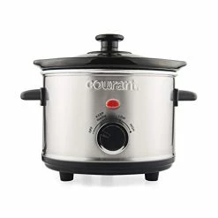 Best reviews of π Courant Mini Slow Cooker Crock, With Easy Options 1.6 Quart Dishwasher Safe Pot, Stainless Steel β¨