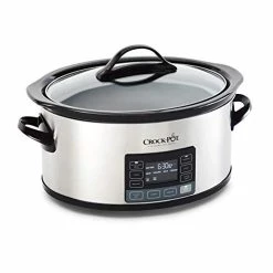 Budget π₯ Crock-pot 2137020 MyTime Technology, 6-Quart Programmable Slow Cooker, Stainless Steel π