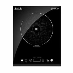 Brand new ✔️ Portable Induction Cooktop, ISiLER 1800W Sensor Touch Electric Induction Cooker Cooktop With Kids Safety Lock, 18 Power 17 Temperature Setting Countertop Burner With Timer 👏