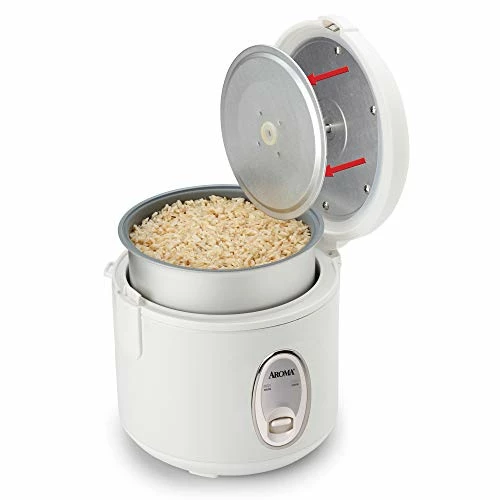 Best Pirce ❤️ Aroma Housewares 8-Cup (Cooked) (4-Cup UNCOOKED) Cool Touch Rice Cooker (ARC-914S) 🔔 - Image 3