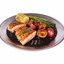 Coupon 🥰 Kitchen + Home Stove Top Smokeless Grill Indoor BBQ, Stainless Steel With Double 🧥 Coated Non Stick Surface Stove Top Grill 🌟