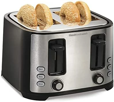 Cheap โญ Hamilton Beach 2 Slice Extra Wide Slot Toaster With Bagel & Defrost Settings, Shade Selector, Toast Boost, Auto Shutoff, Black & Stainless Steel (22633) ๐ฏ - Image 6