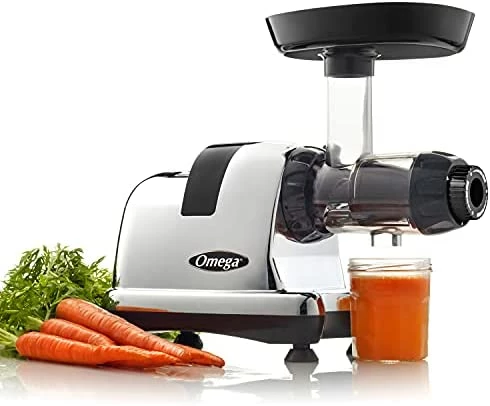 Best reviews of π₯° Omega Juicer J8006HDS Slow Masticating Cold Press Vegetable And Fruit Juice Extractor And Nutrition System, Triple Stage, 200-Watt, Silver π― - Image 4