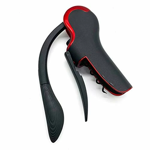 Outlet βοΈ KEISSCO Wine Opener Compact Vertical Corkscrew Wine Bottle Opener With Built-in Foil Cutter β¨ - Image 6