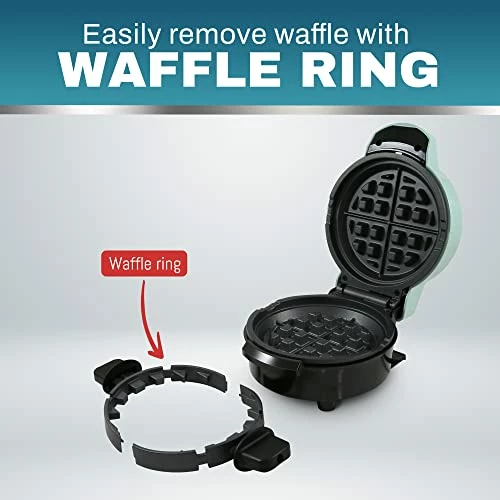Cheap 🔔 Elite Gourmet EWM380M Nonstick Fluffy Stuffed Waffle Maker, 1.5-Inch Jumbo Thick Waffles, Hash Browns, Keto, Snacks, Sandwich, Eggs, Easy To Clean, Min 👍 - Image 5