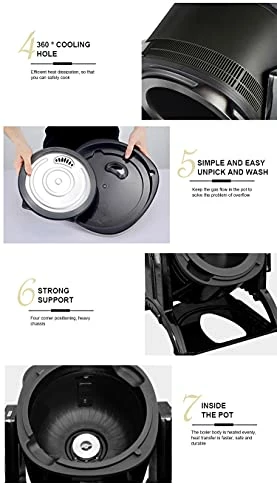 Promo 🎁 3400W 6L Commercial Cooking Machine Non-Stick Wok Restaurant Electric Cooker Intelligent Cooking Pot Robot 🎁 - Image 5