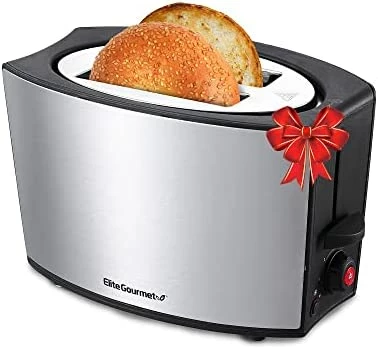Discount ✔️ Elite Gourmet ECT-3100 Long Slot 4 Slice Toaster, Reheat, 6 Toast Settings, Defrost, Cancel Functions, Built-in Warming Rack, Extra Wide Slots For Bagels & Waffles, Stainless Steel & Black 😉 - Image 8