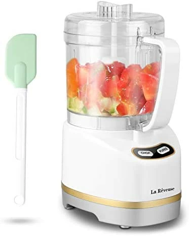 Best reviews of โญ La Reveuse Electric Mini Food Processor Small Chopper 200 Watts 2-Cup Prep Bowl For Mincing Chopping Grinding Blending Pureeing (White) ๐ - Image 5