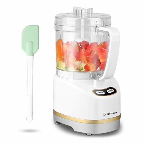 Best reviews of โญ La Reveuse Electric Mini Food Processor Small Chopper 200 Watts 2-Cup Prep Bowl For Mincing Chopping Grinding Blending Pureeing (White) ๐