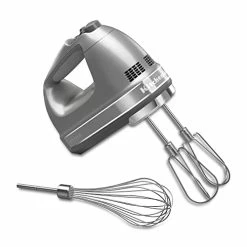 Buy ⭐ KitchenAid KHM7210CU 7-Speed Digital Hand Mixer With Turbo Beater II Accessories And Pro Whisk - Contour Silver 🤩