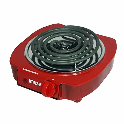 Best Sale π IMUSA USA GAU-80305R Electric Single Burner 1100-Watts, Red π
