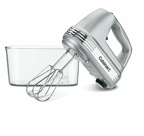 Best Sale ❤️ Cuisinart HM-90BCS Power Advantage Plus 9-Speed Handheld Mixer With Storage Case, Brushed Chrome 🎉 - Image 3