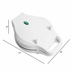 Top 10 👏 Chef Buddy Mini Donut Maker, Durable, Nonstick Easy To Use Mini Baking Machine - Cooks 7 Mini Doughnuts At A Time - Glazed, Frosted With Sprinkles, Nuts, Or Vegan Donuts, & More, (White) 🌟