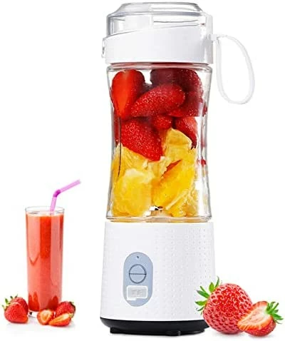 Wholesale π Moisturnt Portable Blender For Shakes And Smoothies: Personal Size Single Serve Travel Fruit Juicer Mixer Cup With Rechargeable USB Small Electric Individual Mini Blender For Juice Milk White π― - Image 7