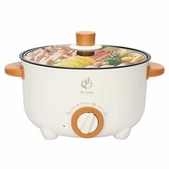 Coupon ⭐ Drizzle Electric Skillet Hot Pot Cooker - Multifunction Frying Pan 110V Non-Stick Grill 3L Stir-fried Stewed Cookware Steak Noodle Ramen Shabu Shabu Pot - Home Office Party Kitchen Dorm Cooking Green 🧨