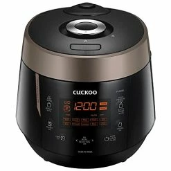 Deals ❤️ CUCKOO CRP-P1009SB | 10-Cup (Uncooked) Pressure Rice Cooker | 12 Menu Options: Quinoa, Oatmeal, GABA/Brown Rice & More, Made In Korea | Black/Copper 🎁