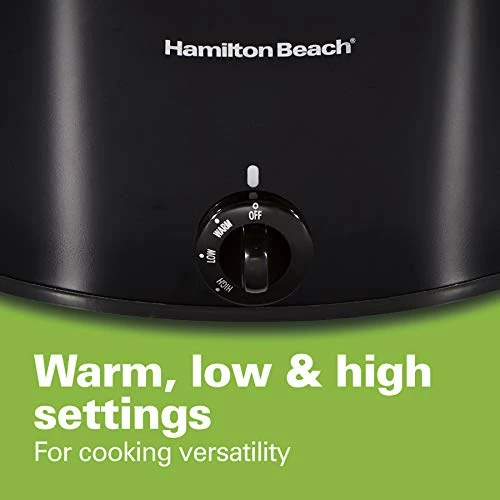 Outlet ๐งจ Hamilton Beach Slow Cooker, Extra Large 10 Quart, Stay Or Go Portable With Lid Lock, Dishwasher Safe Crock, Black (33195) ๐ - Image 2