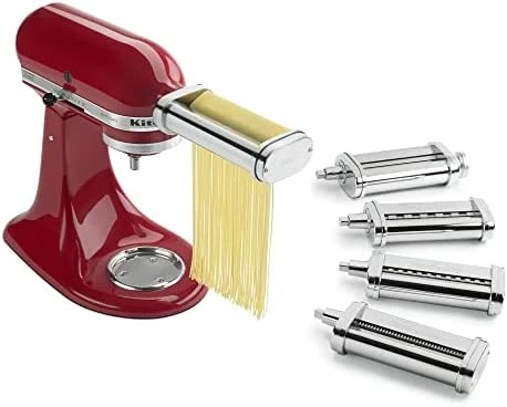 Deals 😀 KitchenAid 3-Piece Pasta Roller & Cutter Set Attachment, Silver 😀 - Image 6