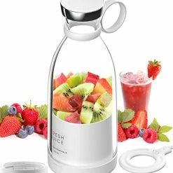 Coupon ✨ OTPEIR Personal Size Blender, Portable Blender, Battery Powered USB Blender (White) 😍