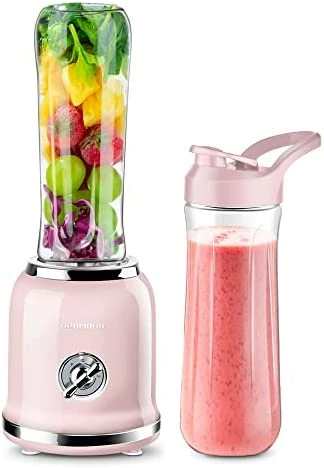 Outlet ๐ Personal Blender, REDMOND Powerful Smoothie Blender With 2 Portable Bottle 2 Speed Control & Pulse Function 6 Stainless Steel Blades, BPA Free (Green) ๐ฅ - Image 8
