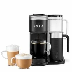 Flash Sale 🔥 Keurig K-Café SMART Single Serve Coffee Maker With WiFi Compatibility, Latte And Cappuccino Machine With Built-In Frother, 6 Brew Sizes, Works With Alexa, Black 🥰