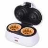 Promo 🌟 Double Waffle Bowl Maker By StarBlue - White - Make Bowl Shapes Belgian Waffles In Minutes | Best For Serving Ice Cream And Fruit | Gift Ideas 110V 50/60Hz 1200W 🤩