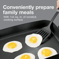 Coupon 🛒 Proctor Silex Electric Skillet With Lid, 144 Sq. In. Nonstick Cooking Surface For Frying, Sauteing, Simmering And Braising, Adjustable Temp 200° To 400° F, Black (38526PS) 🥰