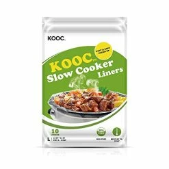 Deals 😉 [NEW] KOOC Disposable Slow Cooker Liners And Cooking Bags, 1 Pack(10 Counts), Large Size Pot Liners Fit 4QT To 8.5QT, 13"x 21", Fresh Locking Seal Design, Suitable For Oval & Round Pot, BPA Free L (fits 4-8.5qt) ⭐