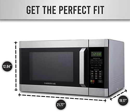 Buy ๐ Farberware 1.6 Cu. Ft. 1100-Watt Microwave Oven With Smart Senso ๐ฏ - Image 2