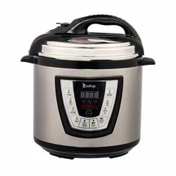 Top 10 😉 Volowoo Electric Pressure Cooker,13-in-1 Cooking Mode Stainless Steel Electric Pressure Cooker With Push-Button, Rice Scoop&Measuring Cup,6 Quart (D) 🔥