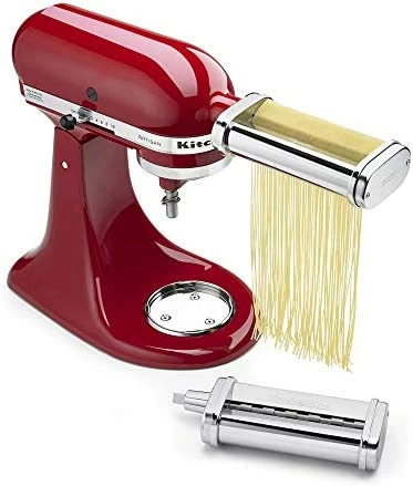 Deals 😀 KitchenAid 3-Piece Pasta Roller & Cutter Set Attachment, Silver 😀 - Image 7