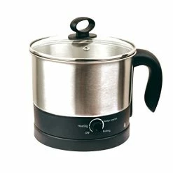 New ✔️ UW UNIWARE THE NAME YOU TRUST 70019 Uniware 1.2 Liter Stainless Steel 304 Electric Cooker With Rotating Base 😀