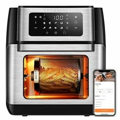 Best reviews of 🧨 CROWNFUL Smart Air Fryer, 10.6 Quart Large WiFi Convection Toaster Oven Combo With Rotisserie & Dehydrator, Works With Alexa & Google Assistant, Accessories And Online Cookbook Included 🥰