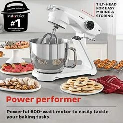 Brand new 🎉 Instant Stand Mixer Pro, 10-Speed Tilt-Head Electric Mixer With Digital Interface, 7.4-Qt Stainless Steel Bowl, From The Makers Of Instant Pot, 600W, Lightweight, Whisk, Dough Hook And Mixing Paddle Pearl 🔥