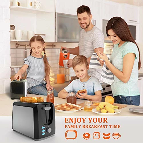 Buy 🔥 Evening Toaster 2 Slice Best Prime Toasters Stainless Steel Black Bagel Toaster Evenly And Quickly With 2 Wide Slots 7 Shade Settings And Removable Crumb Tray For Bread Waffles Stainless Steel,whit 🛒 - Image 3