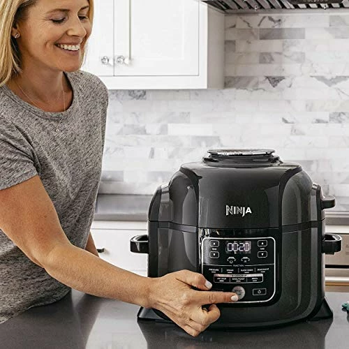New 🛒 NINJA OP301 Foodi 9-in-1 Pressure, Slow Cooker, Air Fryer And More, With 6.5 Quart Capacity And A High Gloss Finish (Renewed) ✔️ - Image 2