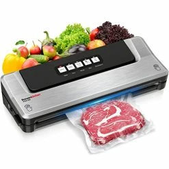 Best reviews of ⭐ Bonsenkitchen Food Sealer Machine, Dry/Moist Vacuum Sealer Machine With 5-in-1 Easy Options For Sous Vide And Food Storage, Air Sealer Machine With 5 Vacuum Seal Bags & 1 Air Suction Hose, Silver 03.bla 😉